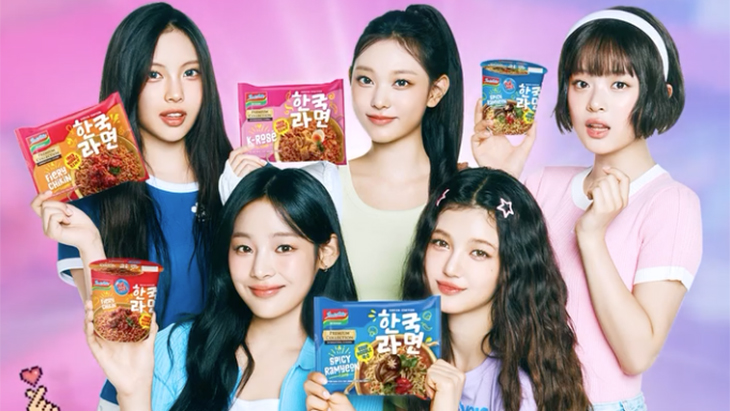   NewJeans Jadi Brand Ambassador Indomie