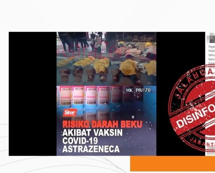 [HOAKS atau FAKTA]: Tragedi Itaewon Akibat Efek Vaksin AstraZeneca