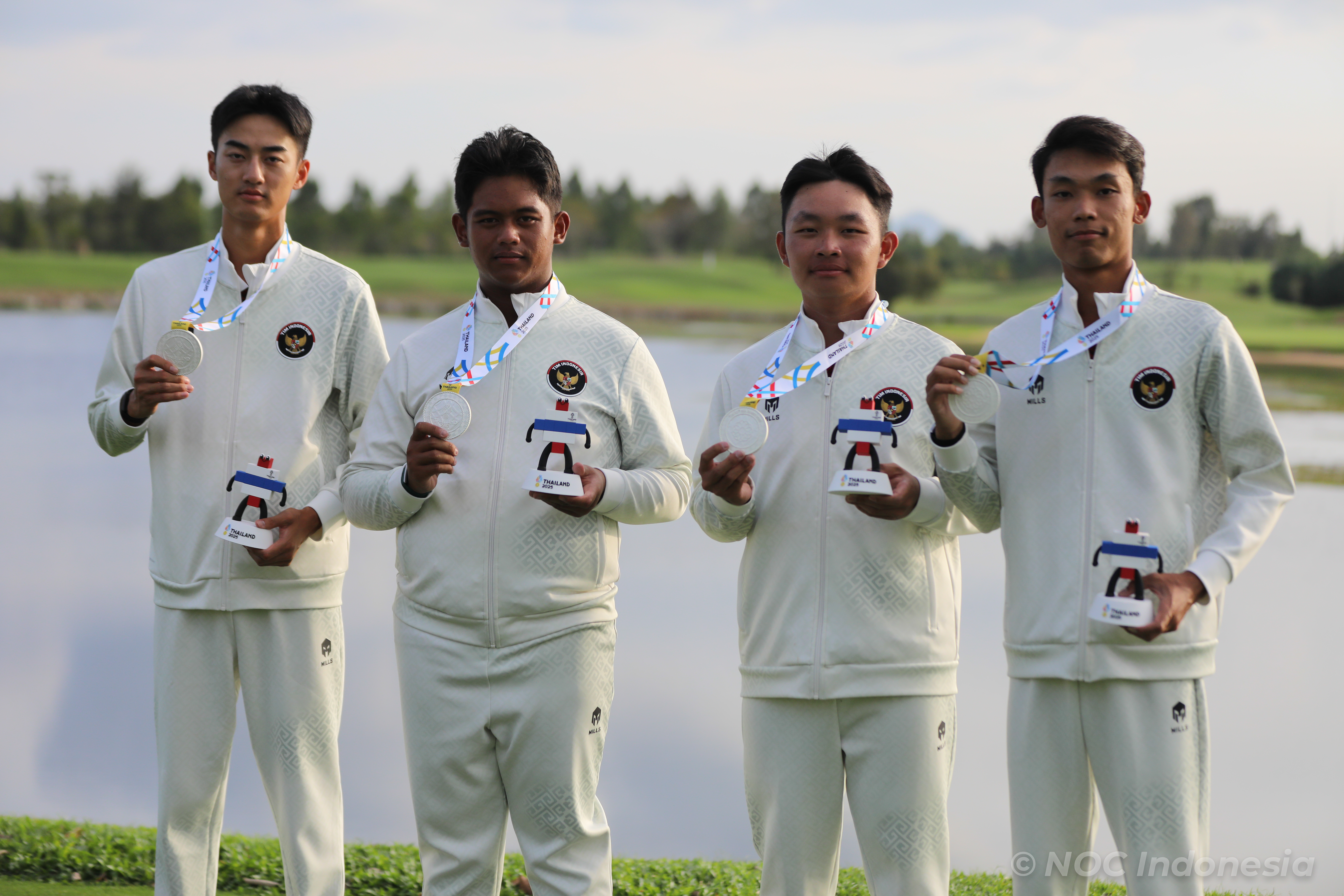 SEA Games 2025 Thailand: Golf Putra Indonesia Raih Silver Medal Men's Team