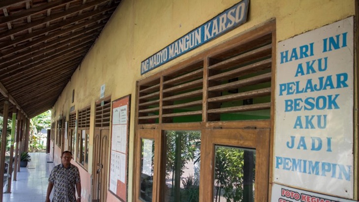 Suasana sekolah di masa Pandemi covid-19