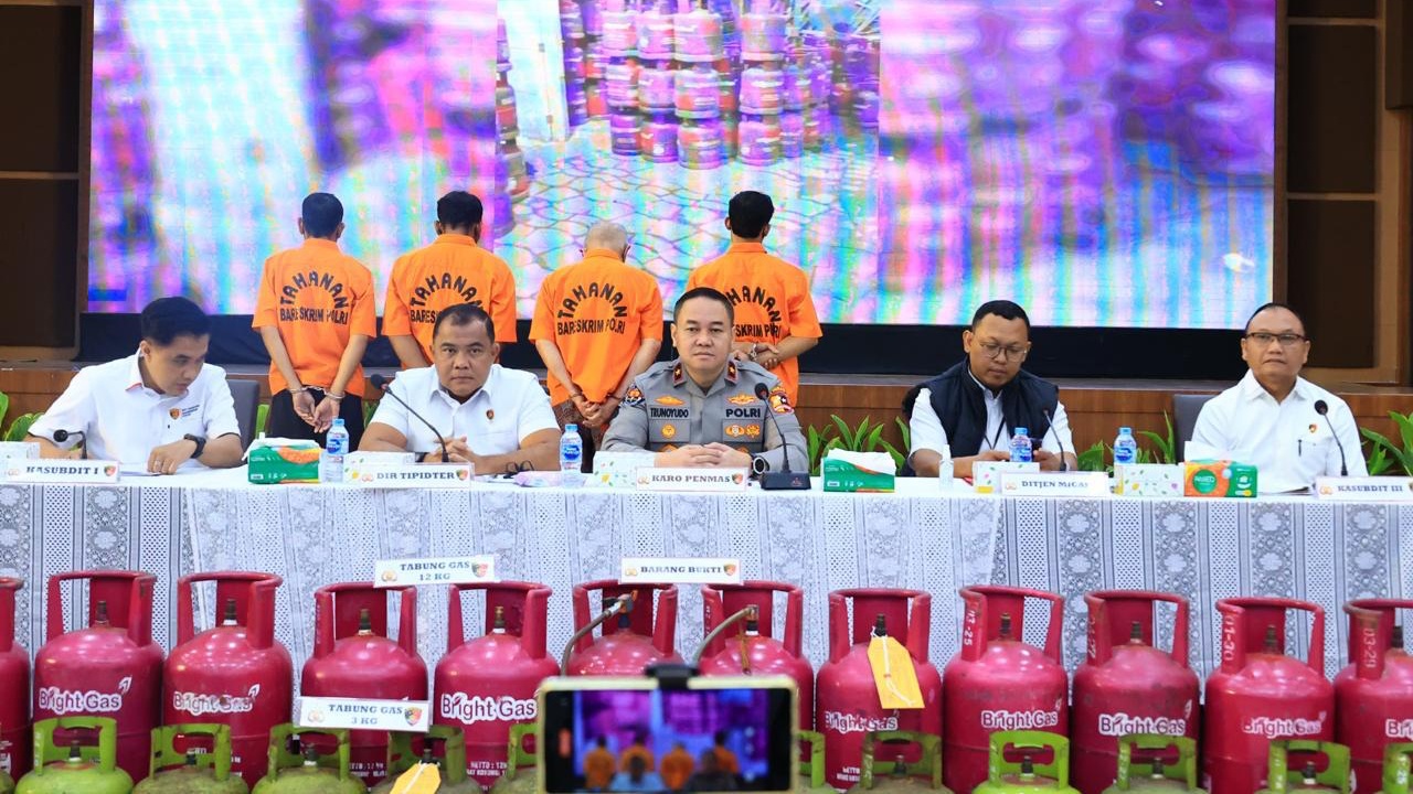 Bareskrim Bongkar Bisnis Ilegal Gas Subsidi Bernilai Miliaran di Jateng dan Jabar