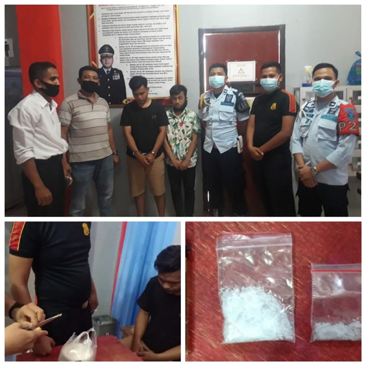 Petugas Lapas Kelas II menggagalkan upaya penyelundupan paket sabu-sabu. (Foto: MP/Istimewa)