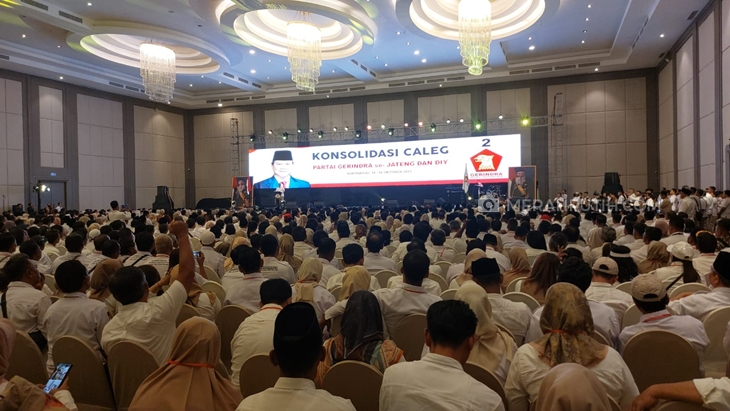 Kumpulkan Ribuan Caleg, Gerindra Tak Ingin Kekalahan Ketiga Kalinya di Jateng-DIY