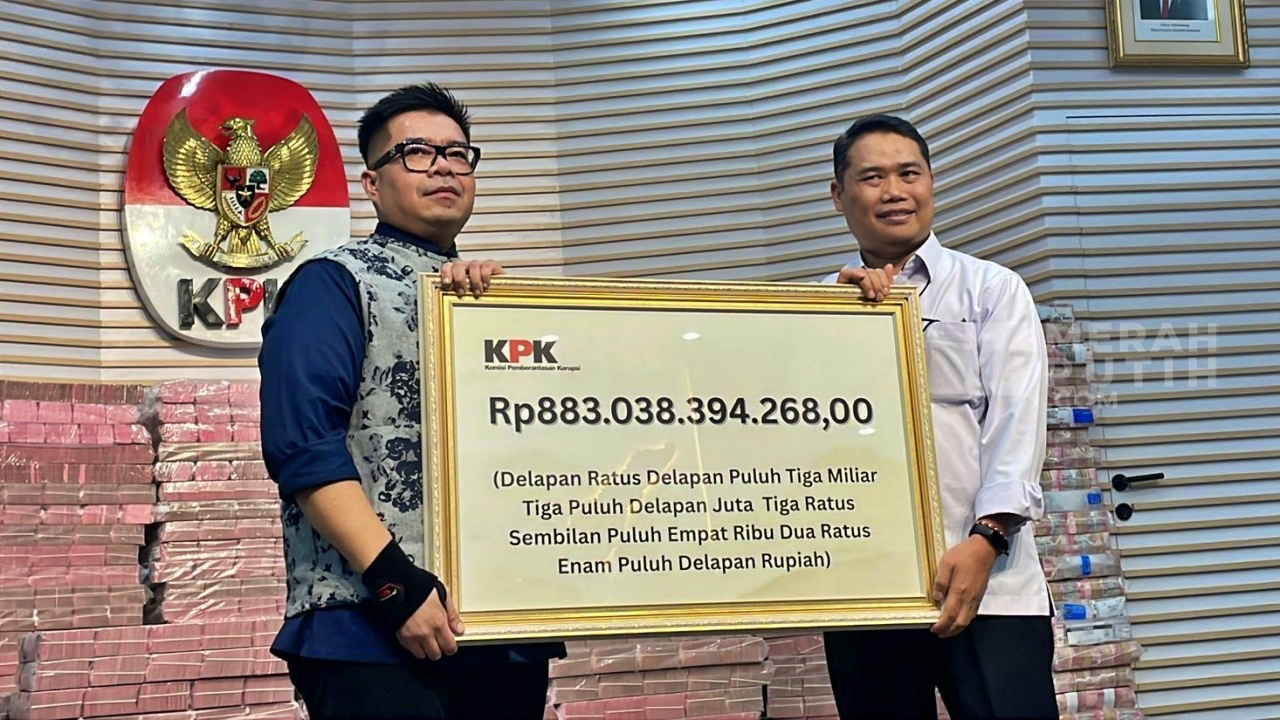 KPK Serahkan Rp 883 Miliar ke Taspen, Hasil Rampasan Kasus Investasi Bodong