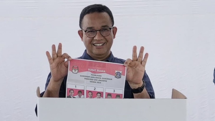 Anies Ajak Seluruh Warga Nyoblos Untuk Tentukan Masa Depan Jakarta