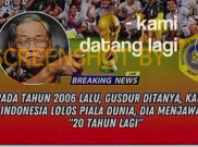 [HOAKS atau FAKTA] : Gus Dur Ramalkan Indonesia Lolos ke Piala Dunia 2026