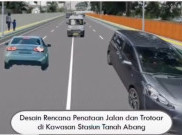 Pemprov DKI Bakal Tata Jalan di Tanah Abang Jadi 4 Jalur