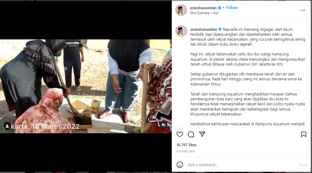 Tanah Kampung Akuarium untuk IKN.
