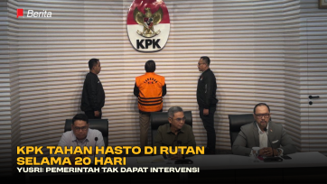 KPK Tahan Hasto di Rutan Selama 20 Hari, Yusril: Pemerintah Tak Dapat Intervensi