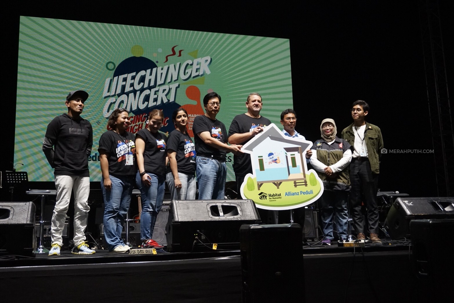 Hasil Donasi Lifechanger Concert akan Digunakan untuk Membangun 1000 Unit Hunian Sementara