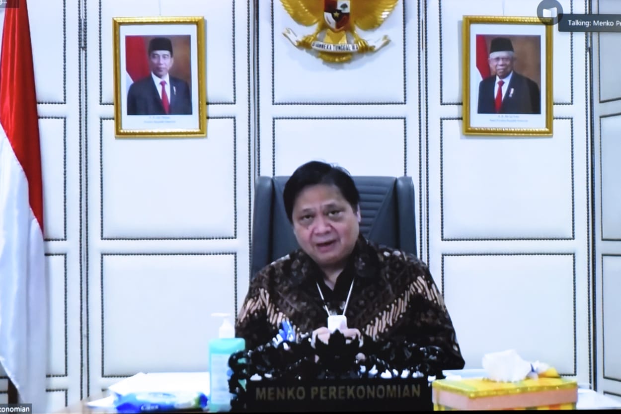 Menko Perekonomian Airlangga Hartarto. (Foto: Antara)