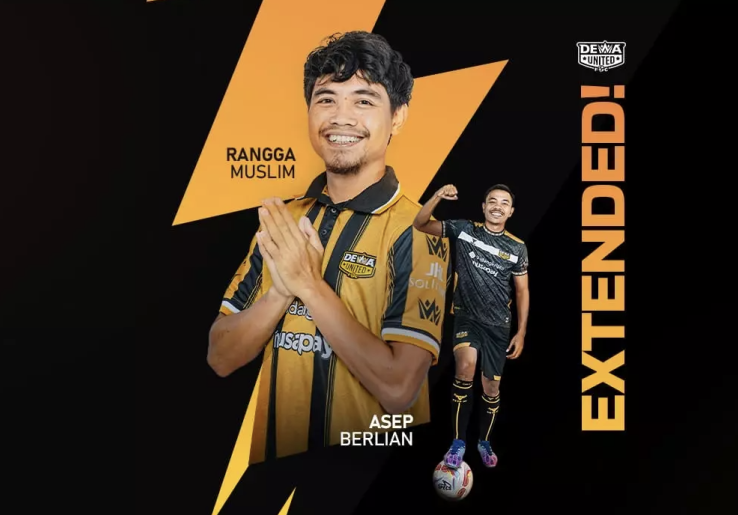 Rangga Muslim dan Asep Berlian Bertahan di Dewa United FC