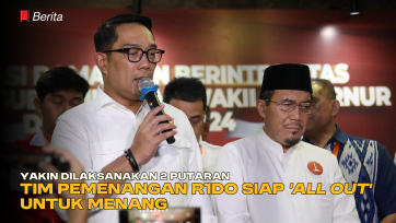 Yakin Dilaksanakan 2 Putaran, Tim Pemenangan R1DO Siap 'All Out' untuk Menang