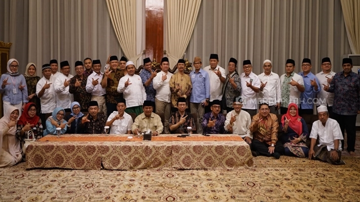 Keluarga pendiri NU di markas BPN Prabowo-Sandi