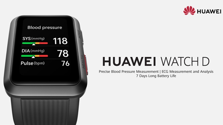 Huawei Watch D bisa Ukur Tekanan Darah