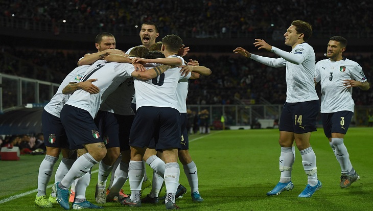 Hasil Kualifikasi Euro 2020: Spanyol dan Italia Pesta Gol, Swiss dan Denmark Lolos