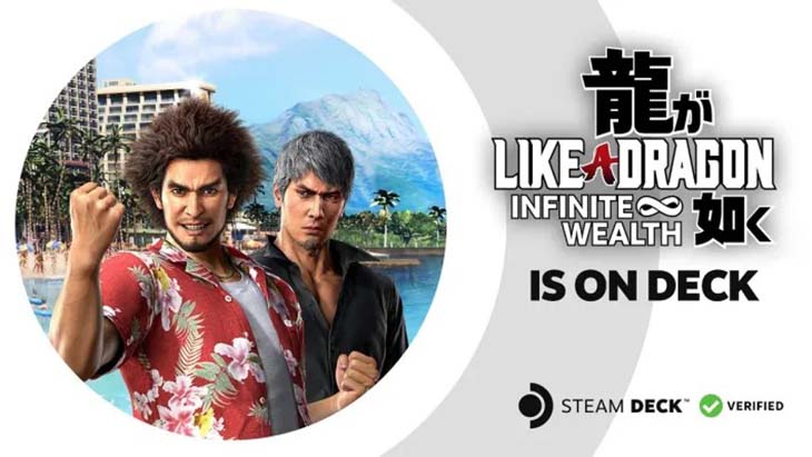 Like a Dragon: Infinite Wealth akan Kompatibel di Steam Deck