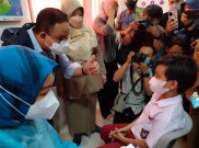 Anies Targetkan 1,1 Juta Anak Usia 6-11 Tahun Tervaksinasi
