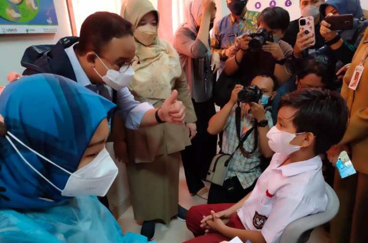 Vaksin Anak 6-11 Tahun di DKI Jakarta Dekati 50 Persen