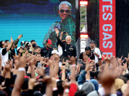 Ganjar Menyerukan Menang Total di Hajatan Rakyat di Solo