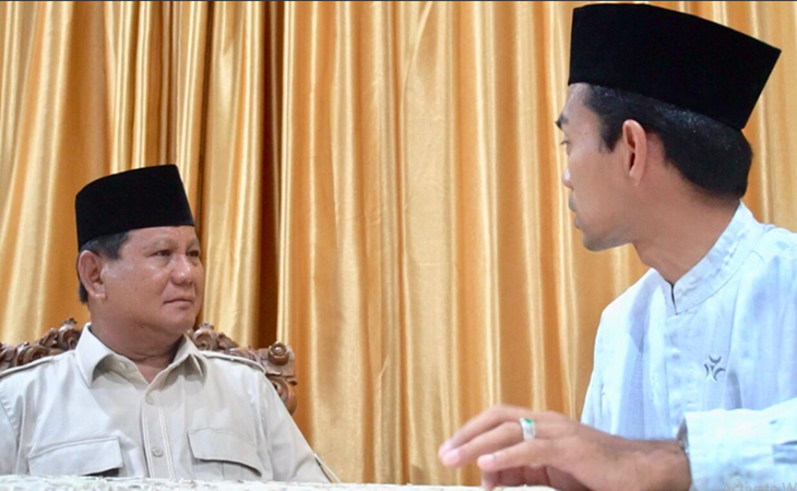 Prabowo dan Ustaz Abdul Somad