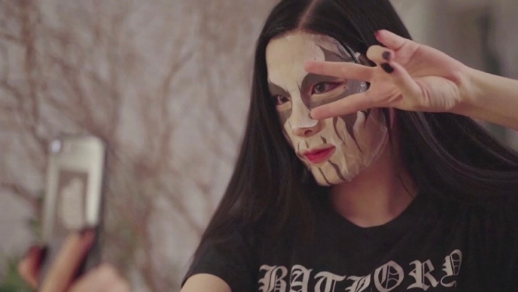 Masker Wajah Corpse Paint Ala Black Metal