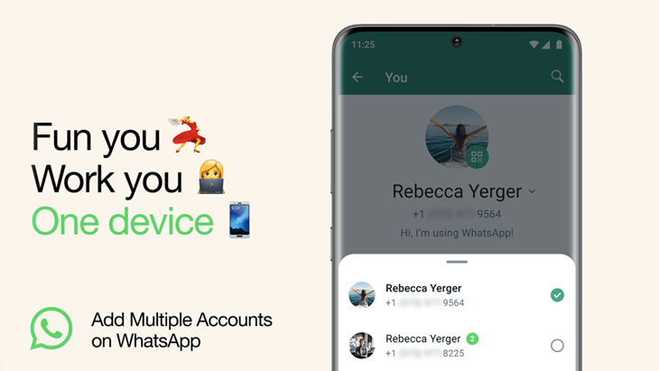 WhatsApp akan Hadirkan Fitur Dua Akun dalam Satu Ponsel