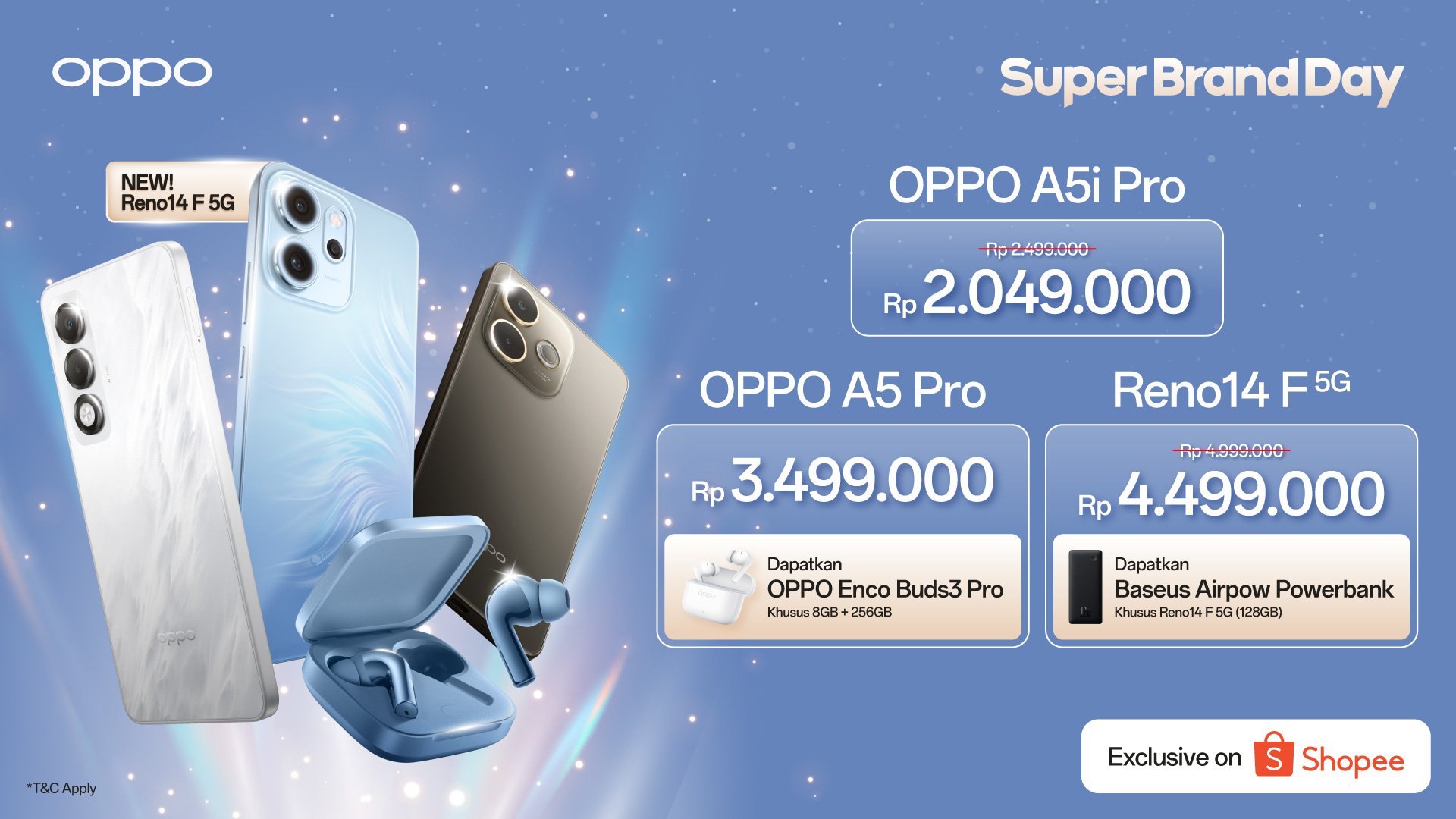 OPPO Super Brand Day 2025 tawarkan hadiah hingga diskon besar-besaran