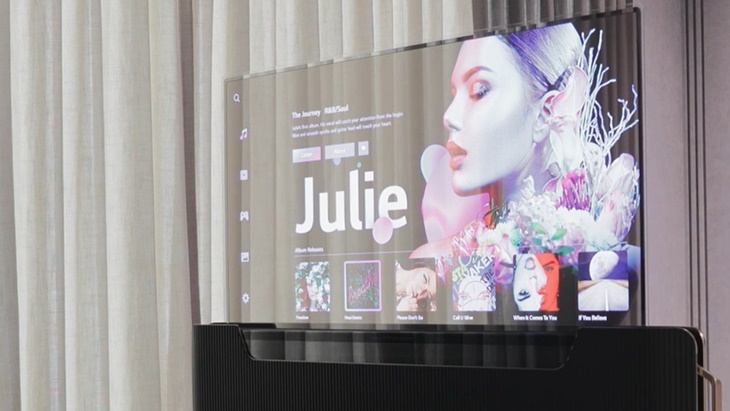 LG Pamerkan TV Transparan Baru di CES 2021