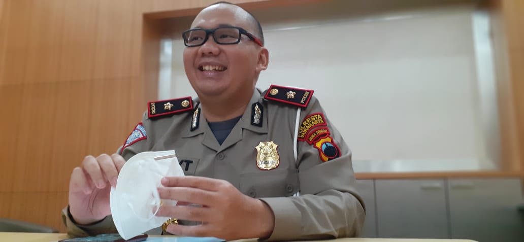 Kasatlantas Polresta Surakarta, Kompol  Adhytiawarman Gautama Putra. (MP/Ismail)