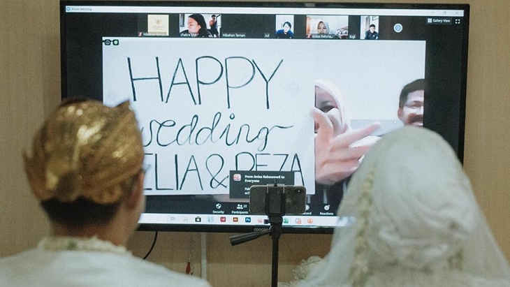 Pernikahan di Tengah Pandemi COVID-19 Serba Virtual