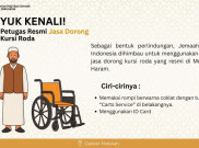 Pakai Jasa Dorong Kursi Roda Resmi Masjidilharam Biar Aman Razia, Ini Ciri-Ciri!