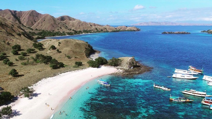 Mengintip Keindahan Dua Pantai Pink di Indonesia