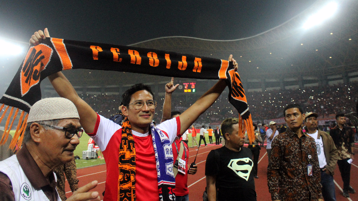 Sandiaga Uno Pastikan GBK Belum Bisa Jadi Markas Persija  