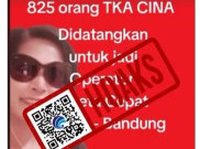 [HOAKS atau FAKTA]: 825 Tenaga Kerja Asing Ikut Pilpres 2024