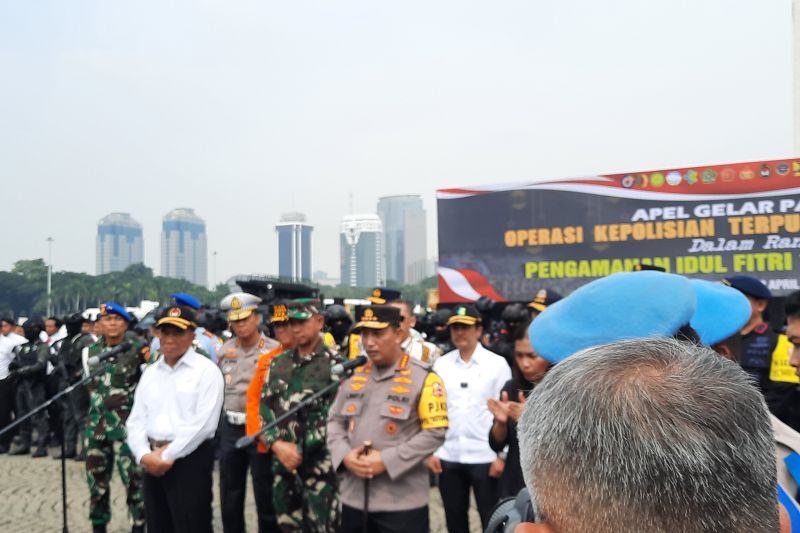 155 Ribu Aparat TNI-Polri Tidak Libur Lebaran Selama Operasi Ketupat 2024