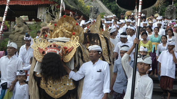 Masyarakat Bali Hadiri Ritual Adat di Bangli