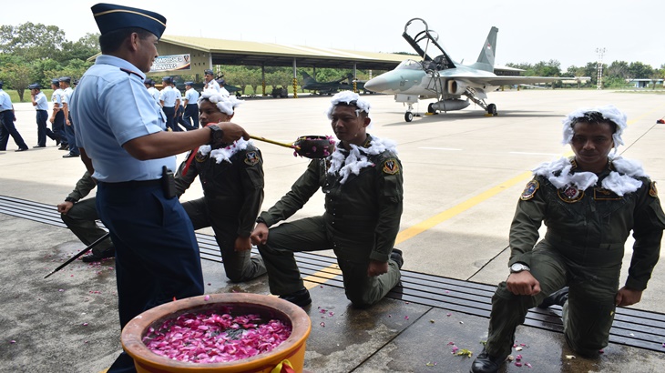 Lima Penerbang Tempur TNI AU Lulus Terbang Solo 