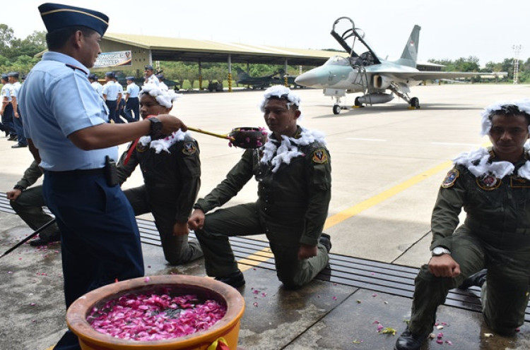Lima Penerbang Tempur TNI AU Lulus Terbang Solo 