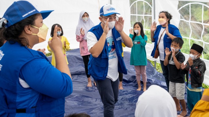 Dukungan Psikososial dari Plan Indonesia untuk Anak-Anak Cianjur Terdampak Gempa