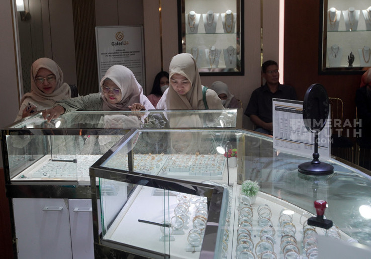 Harga Emas Perhiasan Gerai Galeri 24 Pegadaian Alami Penurunan Hari Ini