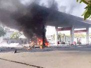 SPBU Colomadu Karanganyar Terbakar, Petugas Pengisi BBM Selamat
