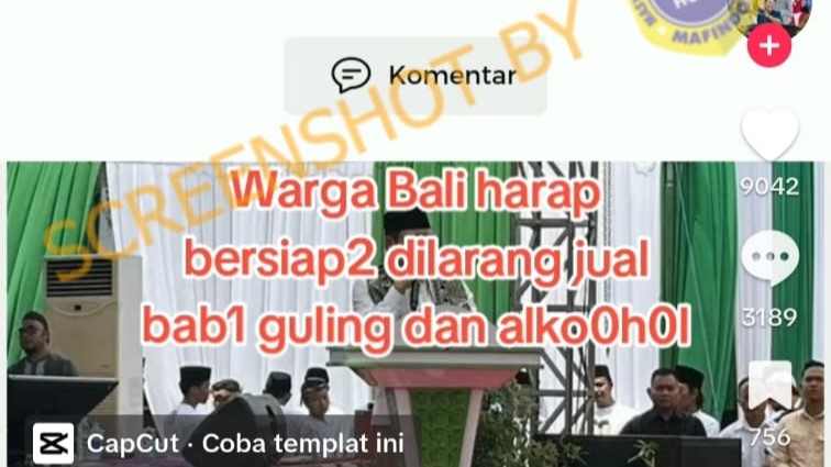 [HOAKS atau FAKTA]: Warga Bali Dilarang Jual Babi Guling dan Alkohol