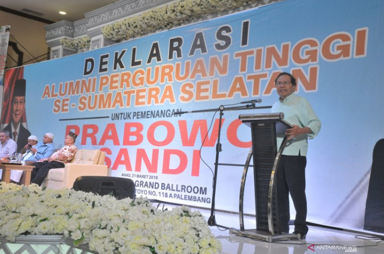  Ribuan Alumnus Perguruan Tinggi di Palembang Deklarasi Dukung Prabowo-Sandi