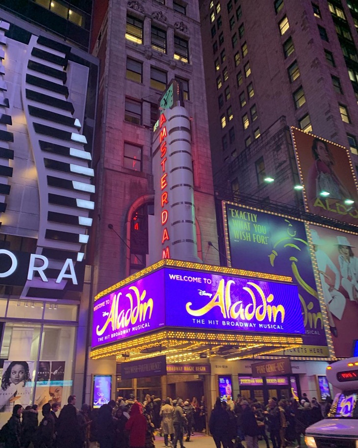New Amsterdam Theatre. (Foto: instagram.com/allysavavra)