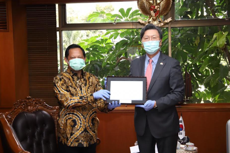 Tito Bahas Pelaksanaan Pileg di Tengah Pagebluk COVID-19 dengan Dubes Korsel