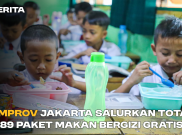 Pemprov Jakarta Salurkan Total 5.389 Paket Makan Bergizi Gratis