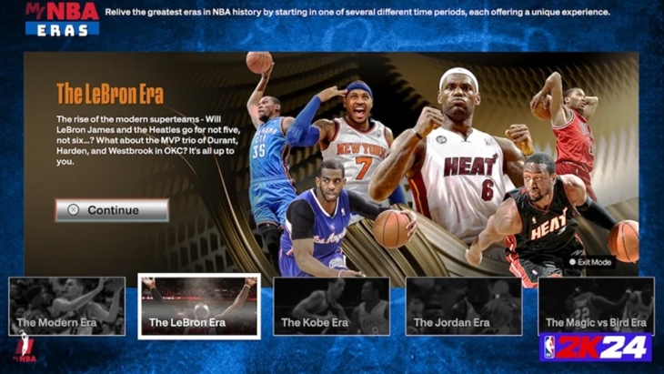 NBA 2K24 Tambahkan Mode 'LeBron Era'