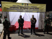 Polisi Bangun Posko Khusus Pantau Kedisiplinan Warga di Bundaran HI