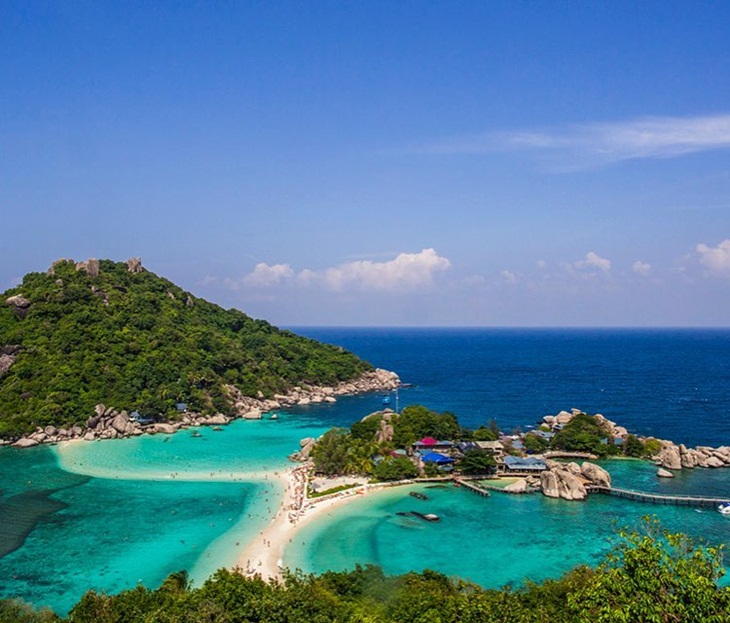 Pulau Koh Nang Yuan. (Foto: instagram.com/zazensamui)